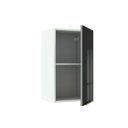 Ver imagem 6 de Armário Aéreo Madesa Lux 40cm 1 Porta Branco Preto