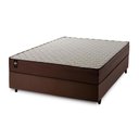 Ver imagem 2 de Conjunto Cama Box Espuma Atlanta Marrom Viúva 128x188x62