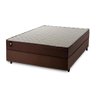Conjunto Cama Box Espuma Atlanta Marrom Viúva 128x188x62 - 2