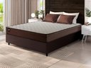 Ver imagem 1 de Conjunto Cama Box Espuma Atlanta Marrom Viúva 128x188x62