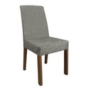 Ver imagem 6 de Conjunto Sala de Jantar Mesa Tampo de Vidro Redondo 4 Cadeiras Rustic/silver Mile Madesa