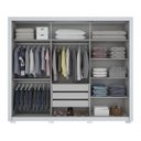 Ver imagem 2 de Guarda-Roupa Casal 3 Portas de Correr 3 Gavetas Amaro Henn