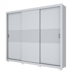 Guarda-Roupa Casal 3 Portas de Correr 3 Gavetas Amaro Henn - 5 Guarda-Roupa Casal 3 Portas de Correr 3 Gavetas Amaro Henn - 5