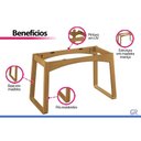Ver imagem 4 de Base Mesa Jantar Zelia Madeira 130cm Carvalho Kappesberg