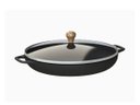 Ver imagem 1 de Frigideira Gourmet 2L Alça Ferro Tampa Vidro Libaneza 26cm