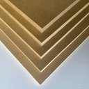Ver imagem 5 de Rack New Bend 260 cm Porta Lisa Incolar Musgo com Pé Dourado