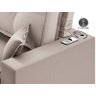 Sofá Palermo 2,80m Retrátil e Reclinável Velosuede Bege - Netsofás - 6