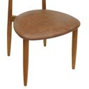 Ver imagem 7 de Conjunto de Mesa Celebra de Parede 8 Lugares Tampo em MDF Corano Marrom Mescla 180x135cm