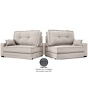 Ver mais imagens de Sofá Palermo 2,20m Retrátil e Reclinável Velosuede Areia - Netsofás