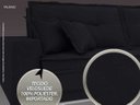 Ver mais imagens de Sofá Palermo 2,20M Retrátil e Reclinável Velosuede Preto - NetSofás