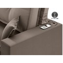 Ver imagem 6 de Sofá Palermo 2,20m Retrátil e Reclinável Velosuede Marrom - Netsofás