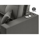 Ver imagem 6 de Sofá Palermo 2,80m Retrátil e Reclinável Velosuede Cinza - Netsofás