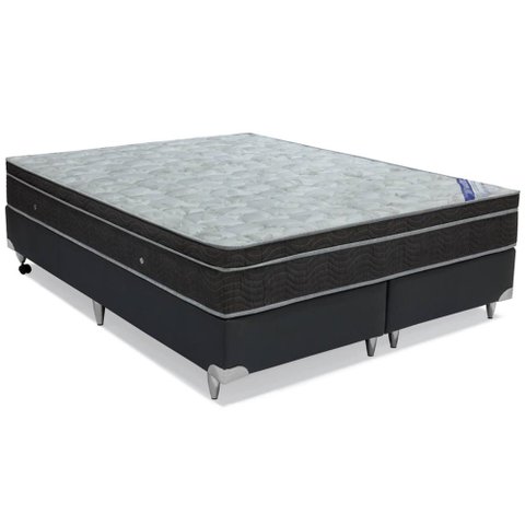 Conjunto Box Light Nanolastic Queen 158 Cm (larg) - 43176