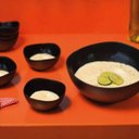 Ver imagem 4 de Kit 48 Cremeiras 300ml Pote Sobremesa Açaí Sorvete Petiscos Preto Cumbuca Tigela Plástico Uz
