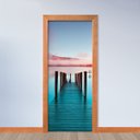 Ver imagem 2 de Adesivo de Porta - Paisagem Pier 1