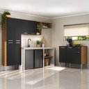 Ver imagem 1 de Armário de Cozinha Compacta Modulada Versatile Multimóveis Mp2302 C/ Balcão e Paneleiro