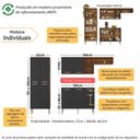 Ver imagem 3 de Armário de Cozinha Compacta Modulada Versatile Multimóveis Mp2302 C/ Balcão e Paneleiro