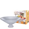 Fruteira Saladeira de Vidro para Mesa com Pé Gourmet M - 1