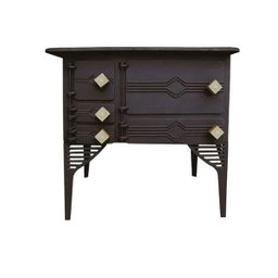 Fogão Lenha Portátil Ferro Fundido Santana 71x58x77 Cm - 2