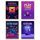 Ver imagem 4 de Kit 10 Placas MDF Gamer Retrô Arcade Vintage Parede Moderna