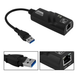 Cabo Adaptador Usb 3.0 P/ Rede Gigabit Rj45 10/100/1000mbps Replacement Jc-ad-rj45 - 4