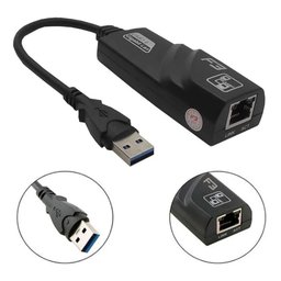 Cabo Adaptador Usb 3.0 P/ Rede Gigabit Rj45 10/100/1000mbps Replacement Jc-ad-rj45 - 3
