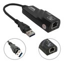Ver imagem 3 de Cabo Adaptador Usb 3.0 P/ Rede Gigabit Rj45 10/100/1000mbps Replacement Jc-ad-rj45