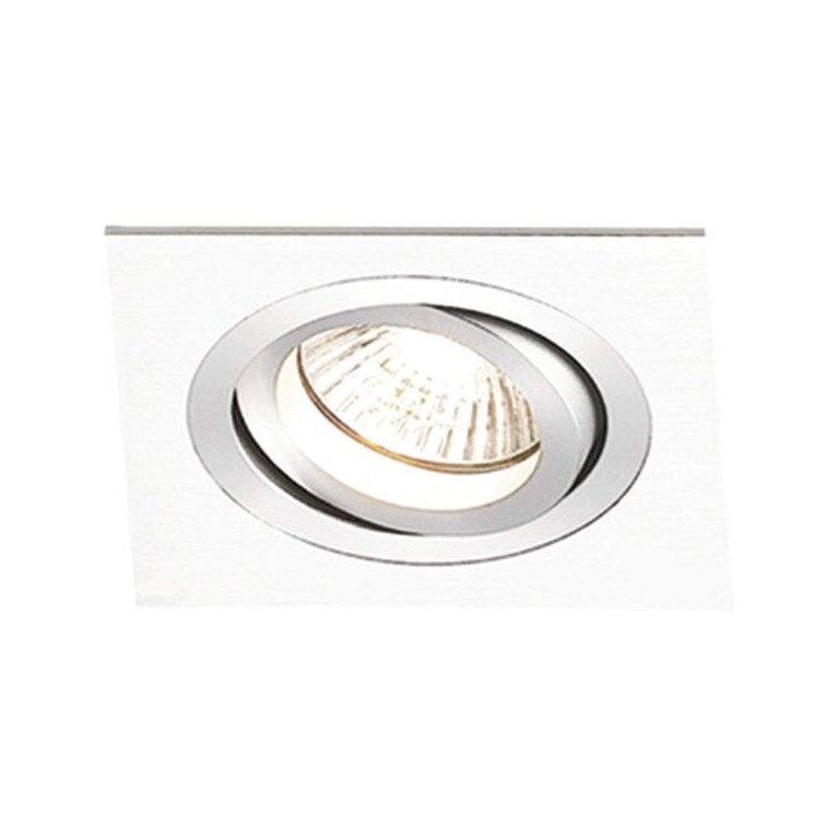 Spot Embutir Quadrado Alumínio 3cmx7,5cm Gu10 Bella Iluminação Bivolt