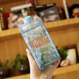 Copo Gel Squeeze Garrafa congelante canudo bico Verde 400ml - 3