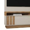 Ver imagem 4 de Estante Painel Home para Tv 55" Mariana Pérola Metaliz/amêndoa- Mabe Magazine