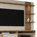 Ver imagem 5 de Estante Painel Home para Tv 55" Mariana Pérola Metaliz/amêndoa- Mabe Magazine