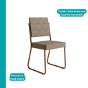 Ver imagem 5 de Conjunto Sala de Jantar 4 Cadeiras Charlotte Carraro