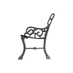 Par Pé de Banco Praça Jardim Francês Pequeno Ferro Fundido - 1