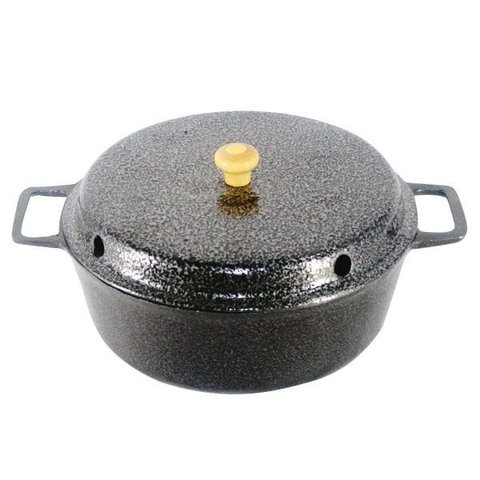 Forma para Bolo Craqueada com Cone Alumínio Fundido Preta 26cm