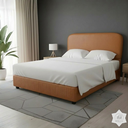 Ver imagem 4 de Cabeceira de Cama Box Queen 160cm Orgânica Caramelo - Corino