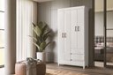 Ver imagem 1 de Guarda Roupas Fit 4.2 Santos Andira -4 Portas 2 Gavetas 191x 92 cm:Branco