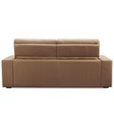 Ver imagem 4 de Sofá Retrátil Reclinável para Sala 3 Lugares 230cm Bryant L06 Couro Marrom Claro - Lyam Decor