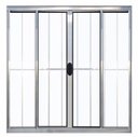 Ver imagem 1 de Janela de Alumínio Brilhante Vitro de Correr 4 Folhas Com Grade CMC Modular - 1.20 (L) X 1.00 (A)