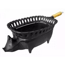 Churrasqueira Porquinho Ferro Fundido Grande 41x23cm - 3