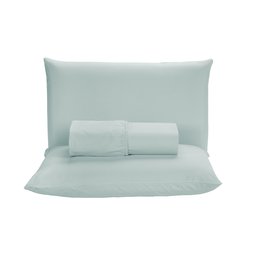 JOGO DE CAMA SONHOS CASAL PADRAO 3 PÇS - COR VERDE BAMBU - 3