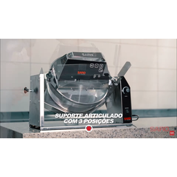Panela Elétrica de mexer doce Suporte articulado aquecimento:220v - 8