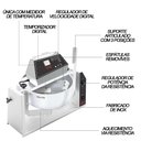 Ver imagem 2 de Panela Elétrica de mexer doce Suporte articulado aquecimento:220v