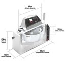 Ver imagem 3 de Panela Elétrica de mexer doce Suporte articulado aquecimento:220v