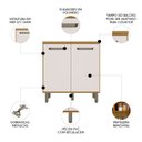 Ver imagem 3 de Balcão de Cozinha para Cooktop 80cm Rita Freijó/off Acetinado Z44 - Mpozenato