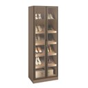Ver imagem 5 de Sapateira Planejada 100% MDF 2 Portas Reflecta Orion CabeCasa MadeiraOriginals Marrom