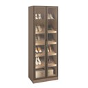 Ver imagem 5 de Sapateira Planejada 100% MDF 2 Portas Reflecta Orion CabeCasa MadeiraOriginals Marrom