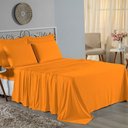 Ver imagem 1 de Jogo de Cama Casal Nobre 4 Peças Lençol com Elástico de 30cm de Altura Malha 100% Algodão -