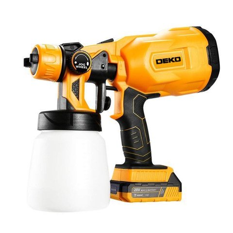 Pistola Pintura Pulverizadora 800ml Bateria Lí-ion 20v Deko