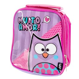 Conjunto Corujinha Uatt Com Lancheira + Garrafinha + Copo - 2