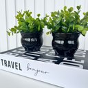 Ver imagem 3 de Decoração sala quarto livro fake + dupla vaso decor preto
